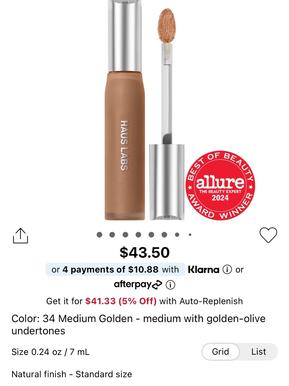 Haus Labs By Lady Gaga Liquid Concealer - Medium Golden